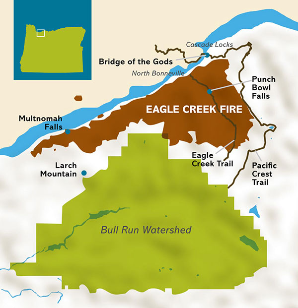 Bull Run Watershed Map Library Images 4 Of Trees To Tap | Oregonforests