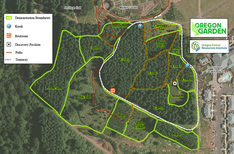 Oregon Garden Stand Map