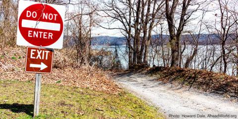 Confusing road sign