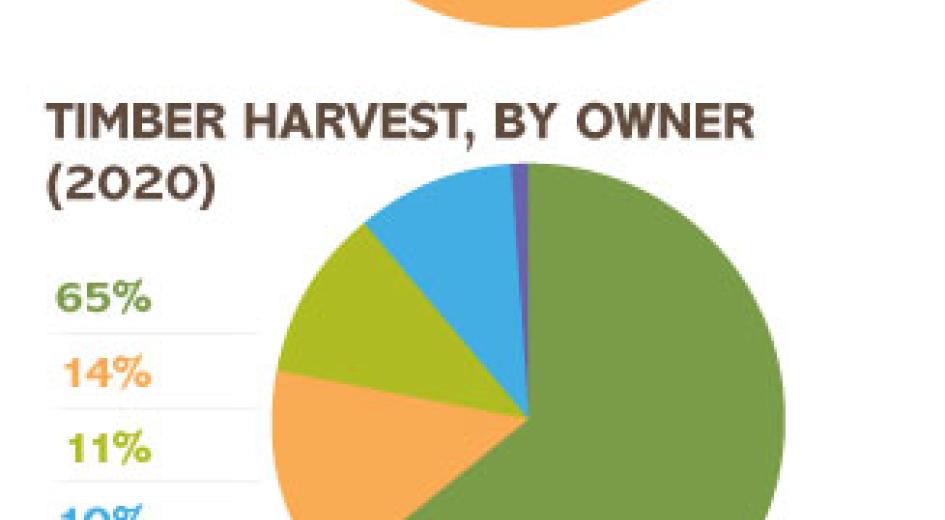 Forestland ownership and harvest