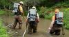 Scientists in stream